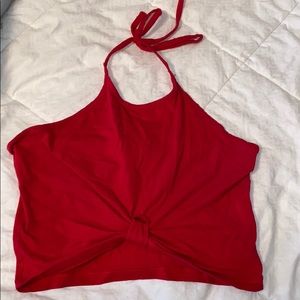 Halter neck crop top